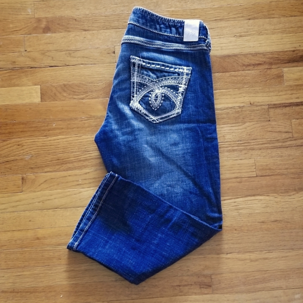 Womens Maurice's denim Capris.  Size 1/2